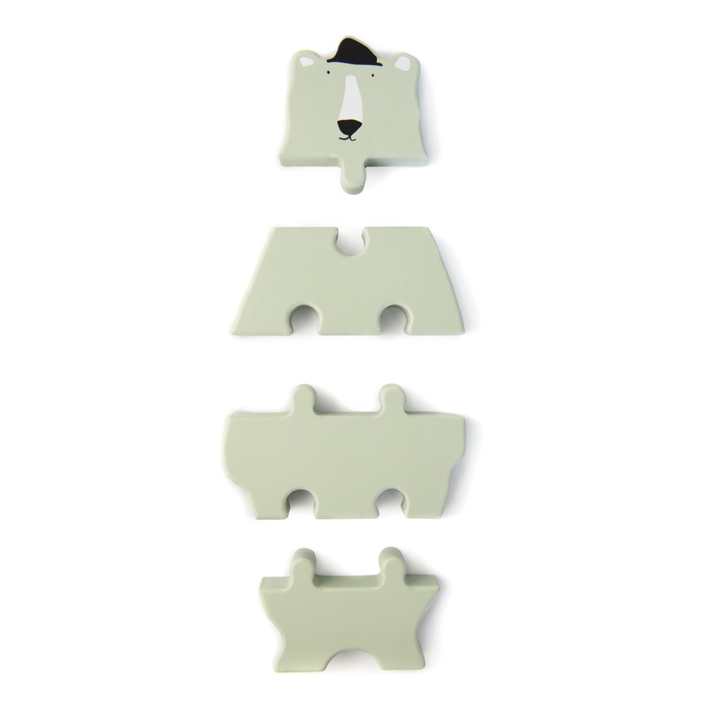 Puzzle de animales de madera - Mr. Polar Bear